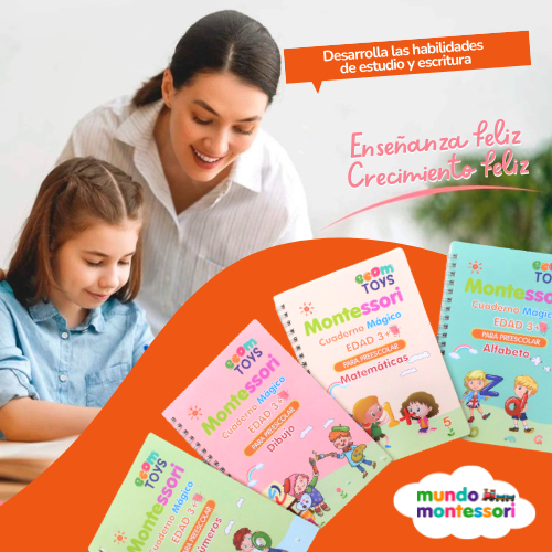 SET 4 LIBROS DE CALIGRAFÍA EN ESPAÑOL OFERTA 2x1